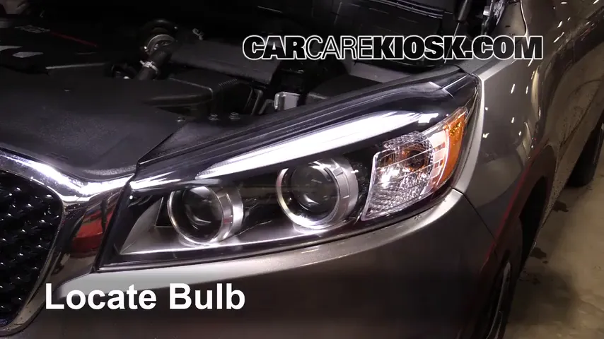 2017 Kia Sorento EX 2.0L 4 Cyl. Turbo Lights Turn Signal - Front (replace bulb)